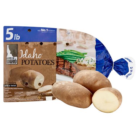 Fresh Idaho Russet Potatoes 5 Lb Bag Walmart Com Fresh Idaho Russet Potatoes 5 Lb Bag Walmart Com