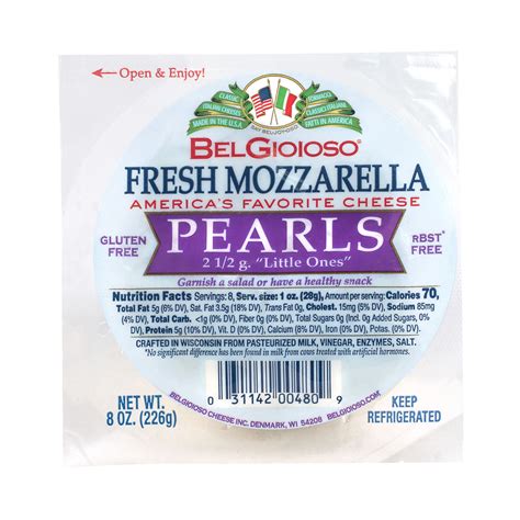 Fresh Mozzarella Pearls Belgioioso 16 Oz