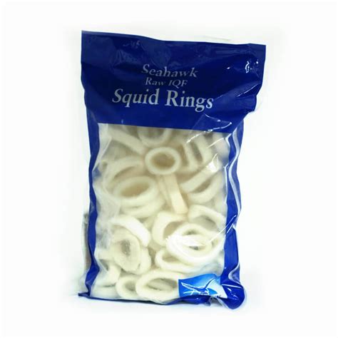 Frozen Plain Squid Rings 1Kg Premium Calamari Rings Frozen Seafood