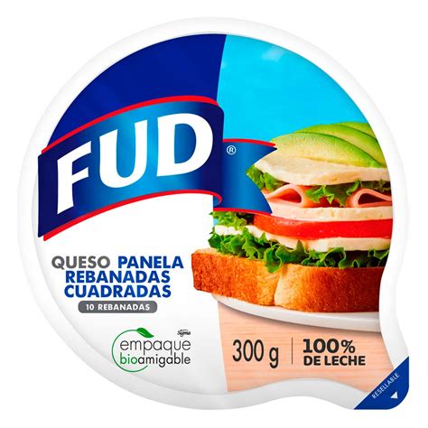 Fud Queso Panela Rebanadas Cuadradas 300 G Mi Tienda Del Ahorro