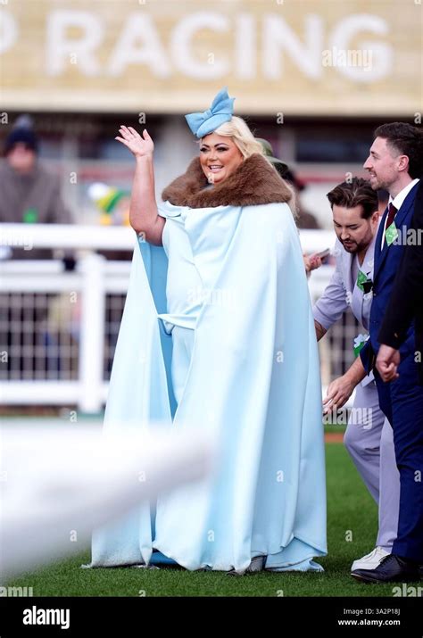 Gemma Collins On Day Three Of The 2025 Cheltenham Festival At Cheltenham Racecourse Picture Date Thursday March 13 2025 Stock Photo Alamy