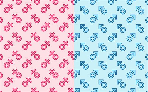 Gender Symbols Background