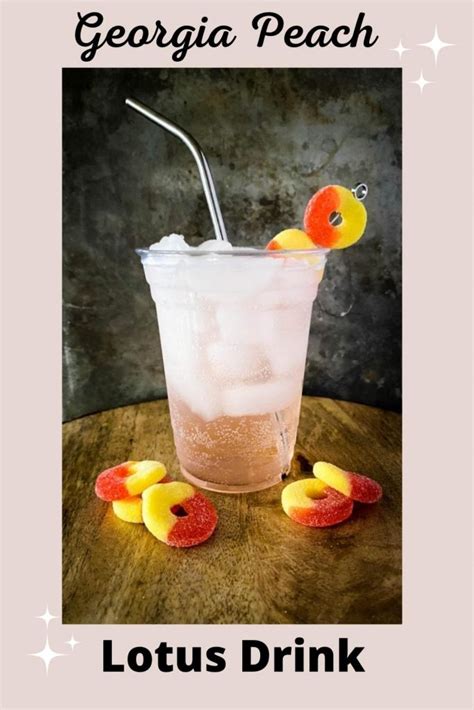 Georgia Peach Lotus Drink Recipe