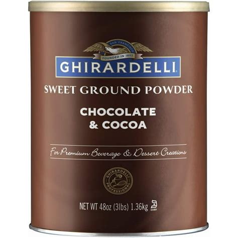Ghirardelli Sweet Ground Chocolate And Cocoa Powder 30 Lbs Custompapercup Com