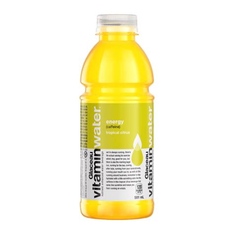 Glaceau Vitamin Water Energy Caffeine Tropical Citrus 591Ml Fresh St Market Pickup Delivery Options Available