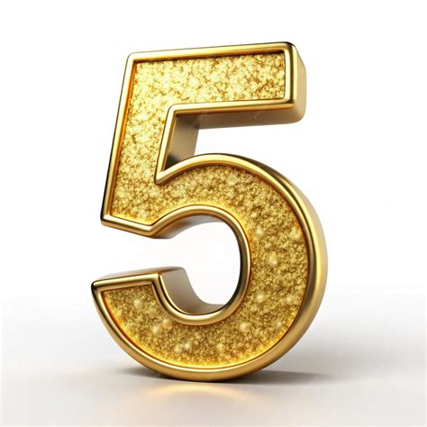 Gold Number 5 For Elegant And Shiny Visuals Premium Ai Generated Image Gold Number 5 For Elegant And Shiny Visuals Premium Ai Generated Image