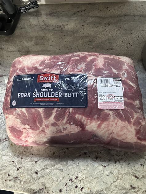 Good Price For Pork Butt Wal Mart In So Cal Btw R Smoking