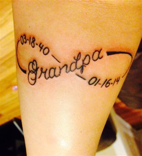 Grandparent Memorial Tattoos