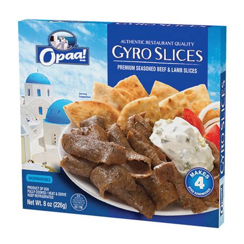 Grecian Delight Sliced Gyro Meat 1 25 Oz Slices 10 Lb Case