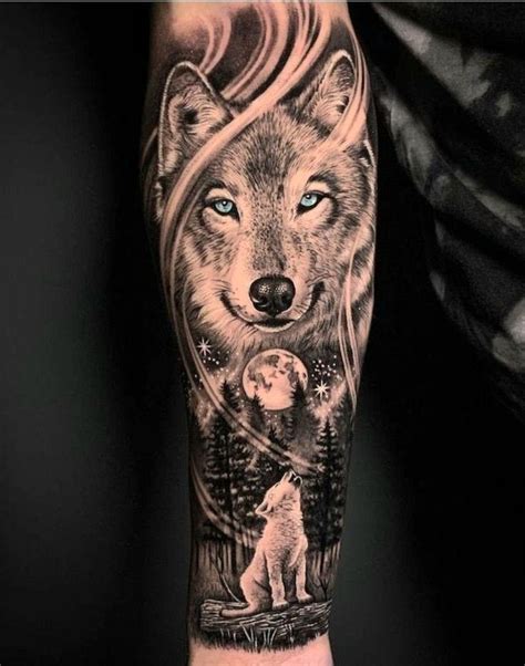 Half Sleeve Tattoos Wolf Wolf Sleeve Animal Sleeve Tattoo Sleeve
