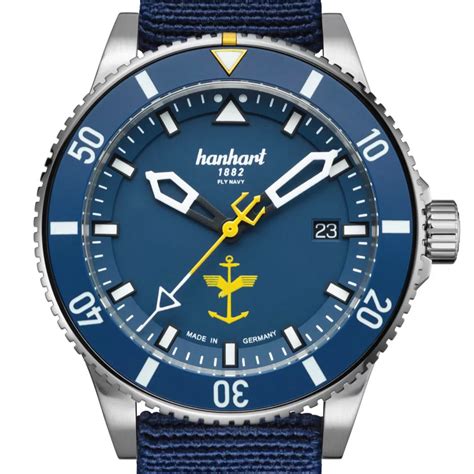 Hanhart Fly Navy Aerosphere Limited Edition Dive Watch Define Watches