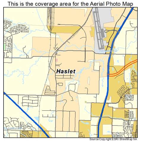 Haslet Texas Street Map 4832720