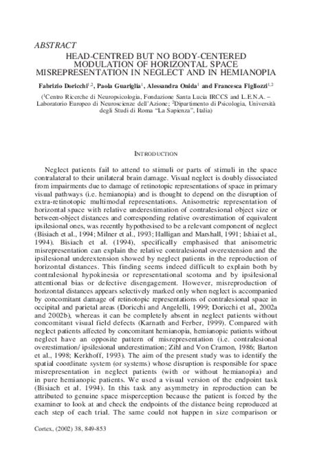 Head Centered Neglect: What It Is And How To Recognize It