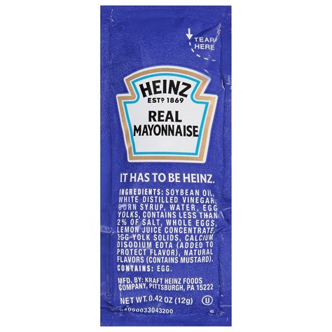Heinz Mayo Packet