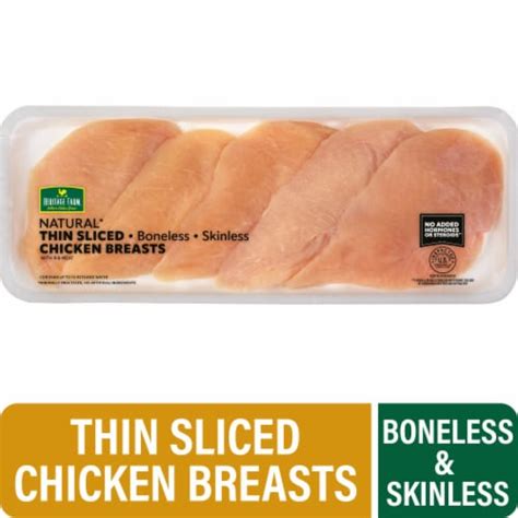 Heritage Farm Boneless Skinless Chicken Breasts 1 Lb King Soopers