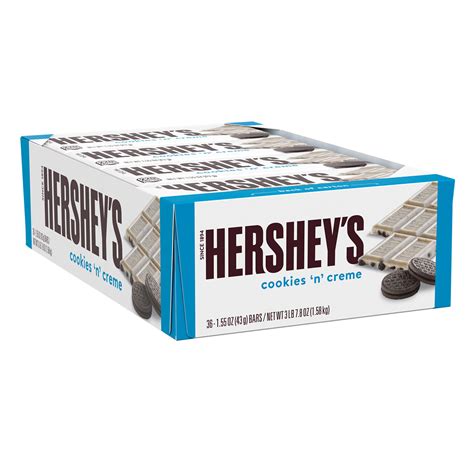 Hershey Amp 39 S Cookies Amp Cream Bar 1 55Oz Grandpa Joe Amp 39 S Candy Shop Hershey Amp 39 S Cookies Amp Cream Bar 1 55Oz Grandpa Joe Amp 39 S Candy Shop