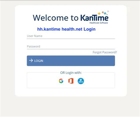 Hh.kantime Health.net Login