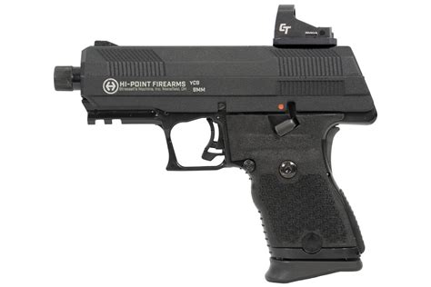 Hi Point Yc9 9Mm Black Optic Ready Pistol With Threaded Barrel And