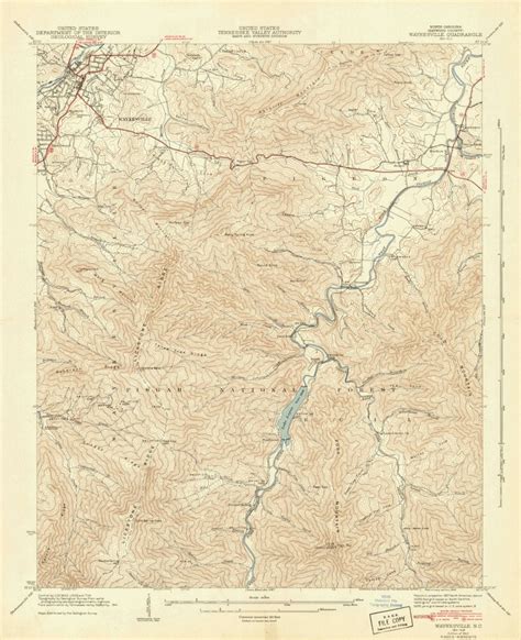 Hiawassee Ga Nc 1942 24000 Scale Map By United States Geological Survey Avenza Maps
