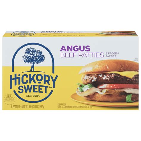 Hickory Sweet Angus Beef Patties 6 Ct Delivery Near Me Doordash