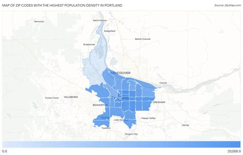 Highest Population Density In Portland By Zip Code In 2026 Zip Atlas