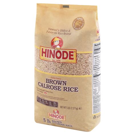 Hinode Rice Brown Calrose Medium Grain Extra Fancy 20 Lb Safeway