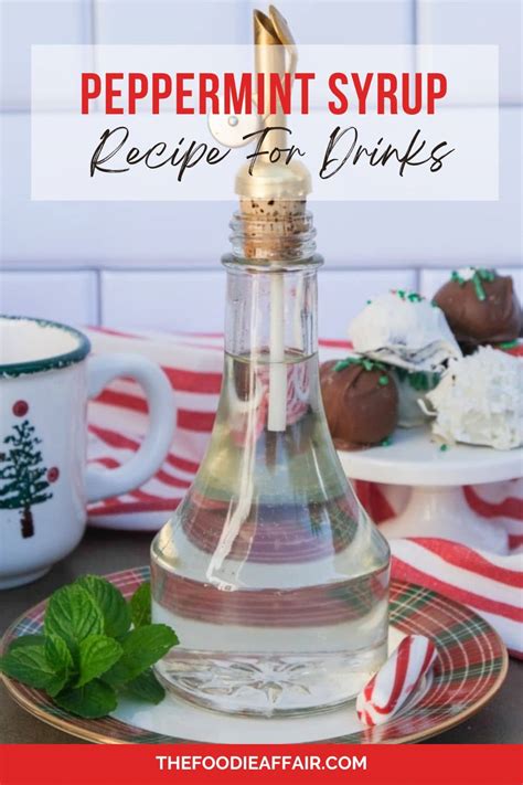 Homemade Peppermint Syrup Recipe Love Mischka