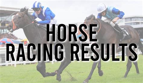 Horse Racing Results For Today