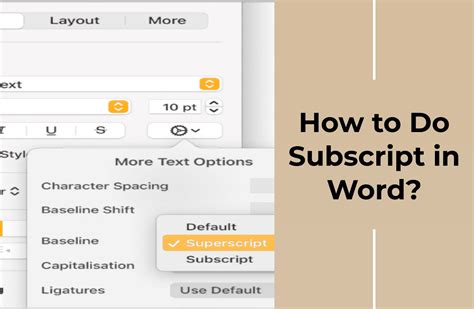 Easily Master Word Subscripts in Minutes