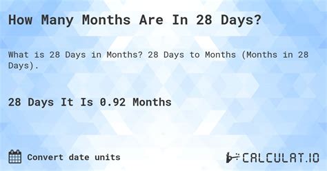 How Many Months Have Twenty-Eight Days Explained