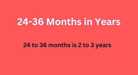 Convert 36 Months to Years: Quick Insight