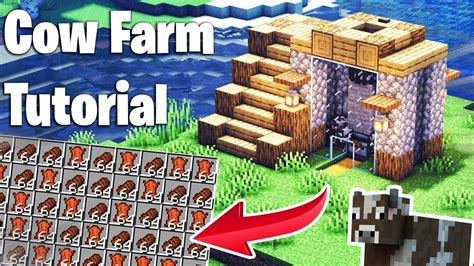 How Ot Make A Very Simple Cow Farm In Minecraft