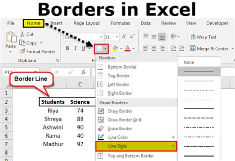 How To Add Borders In Excel A Comprehensive Guide