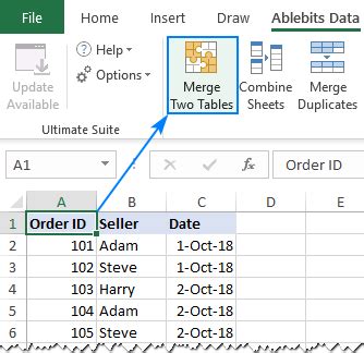How To Merge Two Tables Based On One Column In Excel 3 Ways How To Merge Two Tables Based On One Column In Excel 3 Ways