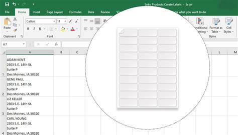 How To Print Avery Labels In Excel