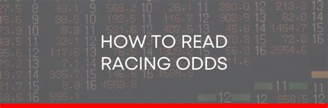 How To Read And Understand Horse Racing Odds A Simple Guide