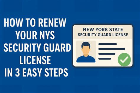 How To Renew Your Nys Security Guard License In 3 Easy Steps Star Security Training How To Renew Your Nys Security Guard License In 3 Easy Steps Star Security Training