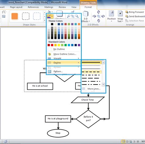 How To Visually Group A Set Of Shapes In A Drawing Canvas In Word 2010 Super User