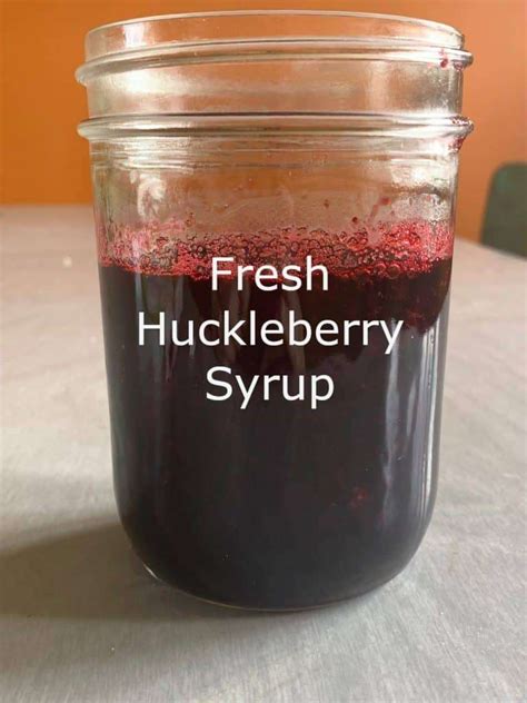 Huckleberry Syrup Near Me