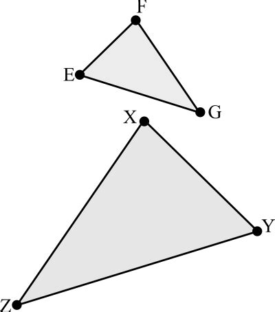 In Triangle Efg And Triangle Yxz M Angle F Is Similar To M Angle X And In Triangle Efg And Triangle Yxz M Angle F Is Similar To M Angle X And