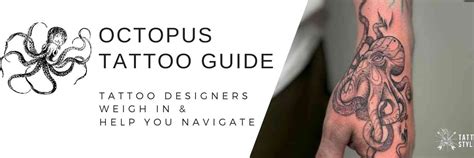 Incredible Octopus Tattoo Ideas To Get Inspired Tattoo Stylist