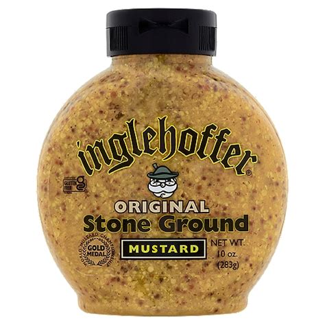 Inglehoffer Organic Stone Ground Mustard 10 Oz Kroger