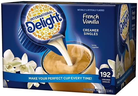 International Delight Creamer French Vanilla 24Ct Single Serve Pkg Garden Grocer