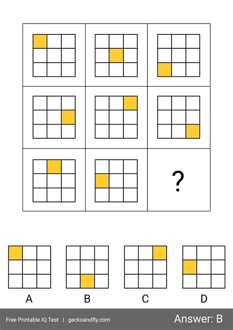 Iq Test For Children From 8 To 16 Years Old