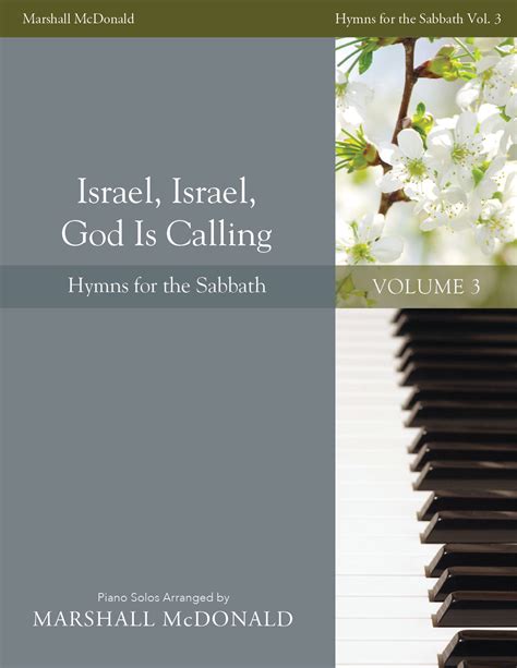 Israel Israel God Is Calling Piano Marshall Mcdonald Music