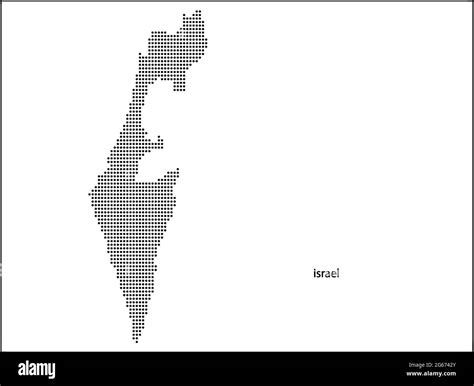 Isreal Map Black And White Stock Photos Amp Images Alamy
