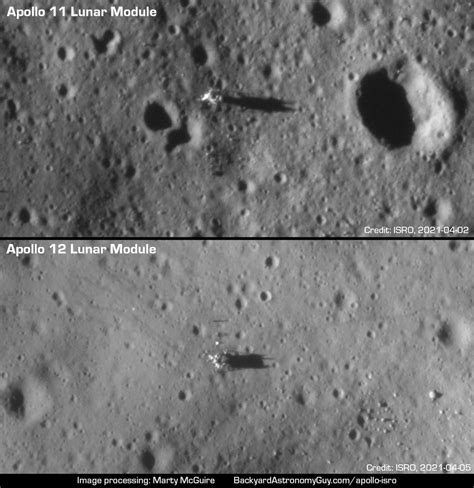 Isro Chandrayaan2 S Photos Of Apollo 11 Amp 12 Landing Sites R Isro
