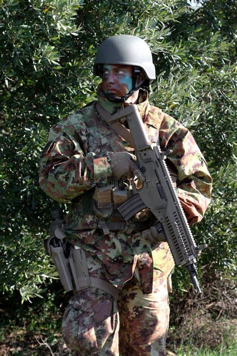 Italian Navy Soldiers Of The San Marco Battalion Editorial Photography