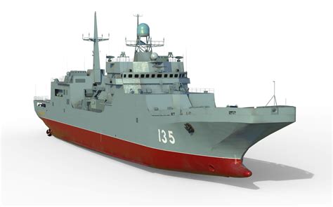 Ivan Gren Landing Ship Bdk 11711 3D Model By Citizensnip