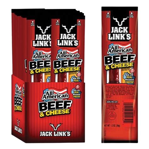 Jack Link S All American Beef Cheese Sticks 16Ct Martie Jack Link S All American Beef Cheese Sticks 16Ct Martie